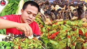 泰国人吃生瓜视频播放,民众狂热追捧生瓜美食，视频播放量爆表！